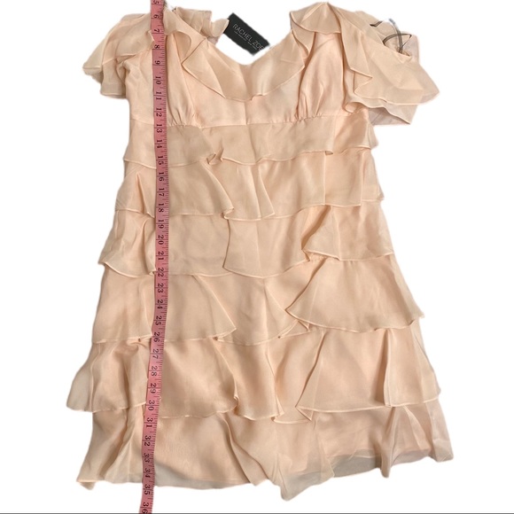 Rachel Zoe Rhinestone Ruffle Mini Dress NWT - Picture 6 of 13